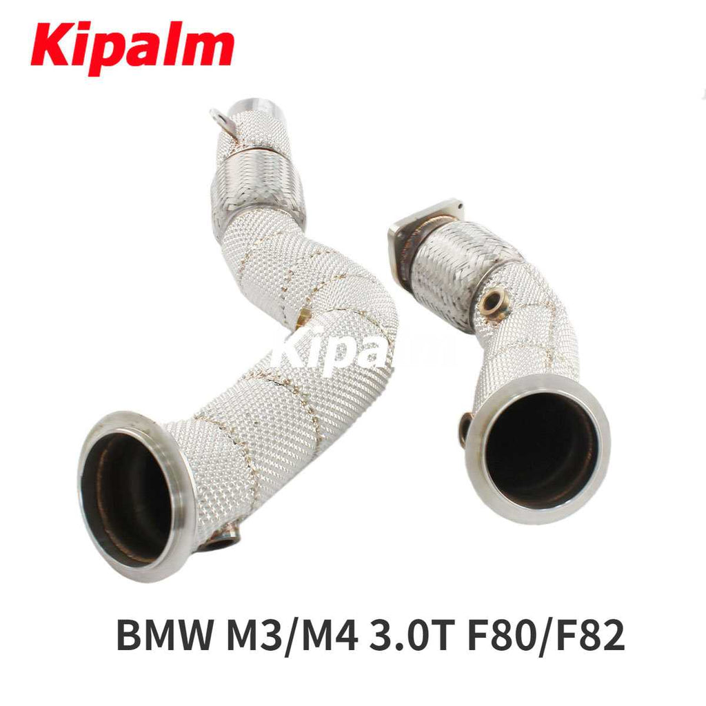 1PC 304 Stainless Steel Downpipe Performance BMW M3/M4 3.0T F80/F82 Exhaust System