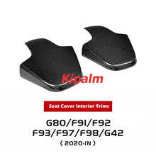 Load image into Gallery viewer, Dry Carbon Fiber Front Seat Back Cover Trim for BMW M3 G80 M8 F91 F92 F93 X3M F97 X4M F98