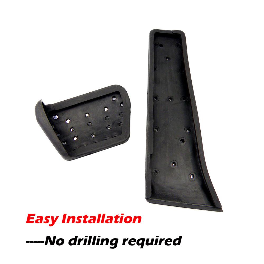 Kipalm No Drilling Gas Brake Footrest Pedal Plate Pad For BMW 1 2 3 4 Series F20 F21 F22 F23 F30 F30 Gas Accelerator Break Pedal