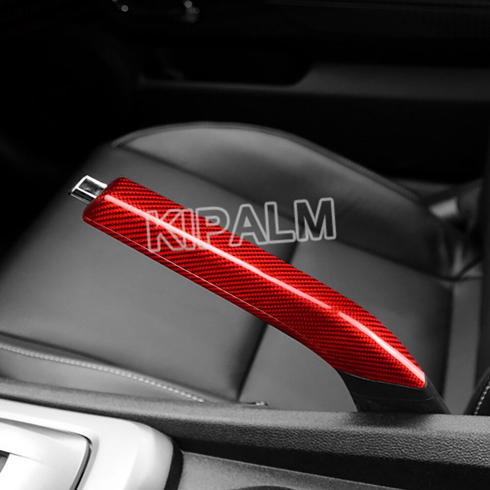 1 Set Carbon Fiber Handbrake Handle Cover Protector for Chevrolet Camaro 2010 2011 2012 2013 2014 2015