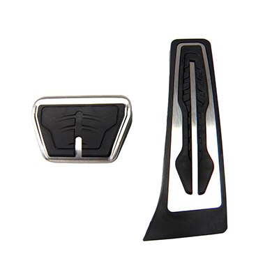 Kipalm No Drill Gas Brake Footrest Pedal Plate Pad For BMW New 5 Series G30 G31 Gas Accelerator Break Pedals