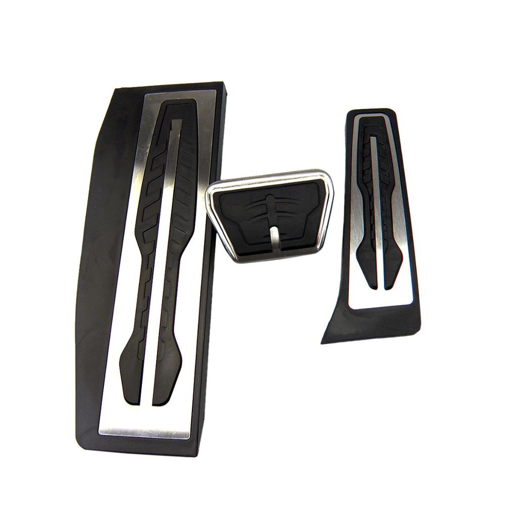 Kipalm No Drilling Gas Brake Footrest Pedal Plate Pad For BMW 1 2 3 4 Series F20 F21 F22 F23 F30 F30 Gas Accelerator Break Pedal
