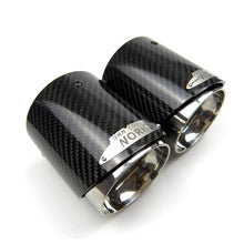 Load image into Gallery viewer, Carbon Fiber Exhaust Tip Muffler Tips Fit for Mini Cooper R55 R56 R57 R58 R59 R60 R61 F54 F55 F56 F57 F60 Mini Tail Pipe Tip
