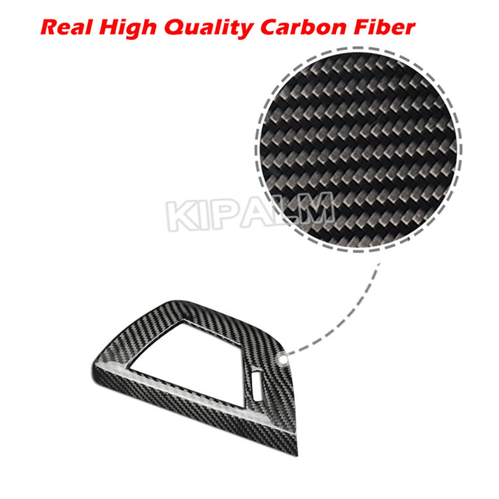 1 piece Carbon Fiber Dashboard Air Outlet Frame Air Front Vent Trim Cover Stickers for BMW F20 F21 F22