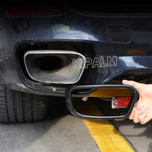 Load image into Gallery viewer, 1 Pair Exhaust Muffler Tip Black Chrome Cover Trim for BMW X5 M Sports F15 2014-2018 Modify