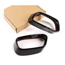 Load image into Gallery viewer, 1 Pair Exhaust Muffler Tip Black Chrome Cover Trim for BMW X5 M Sports F15 2014-2018 Modify