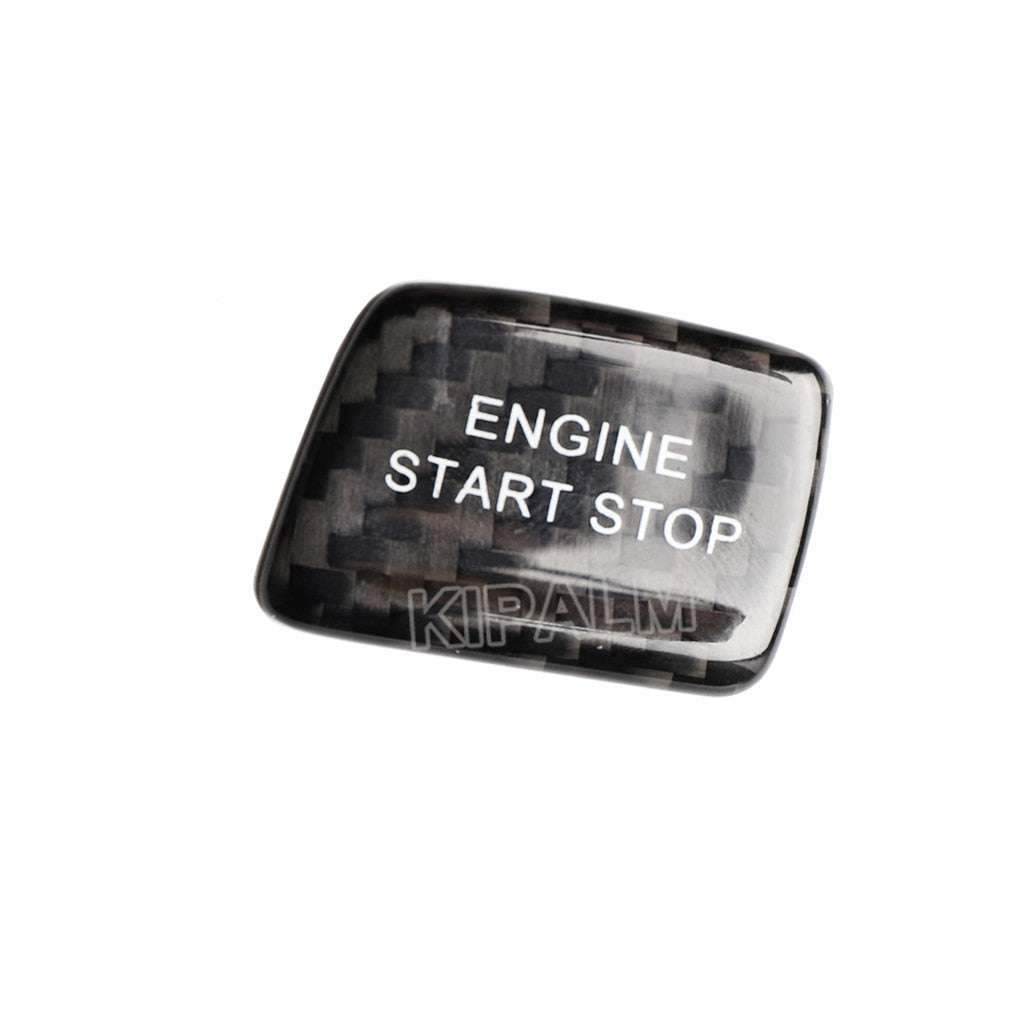 1 Piece Camaro 2016-2019 Carbon Fiber Car Ignition Device Button Engine Start Stop Switch Sticker
