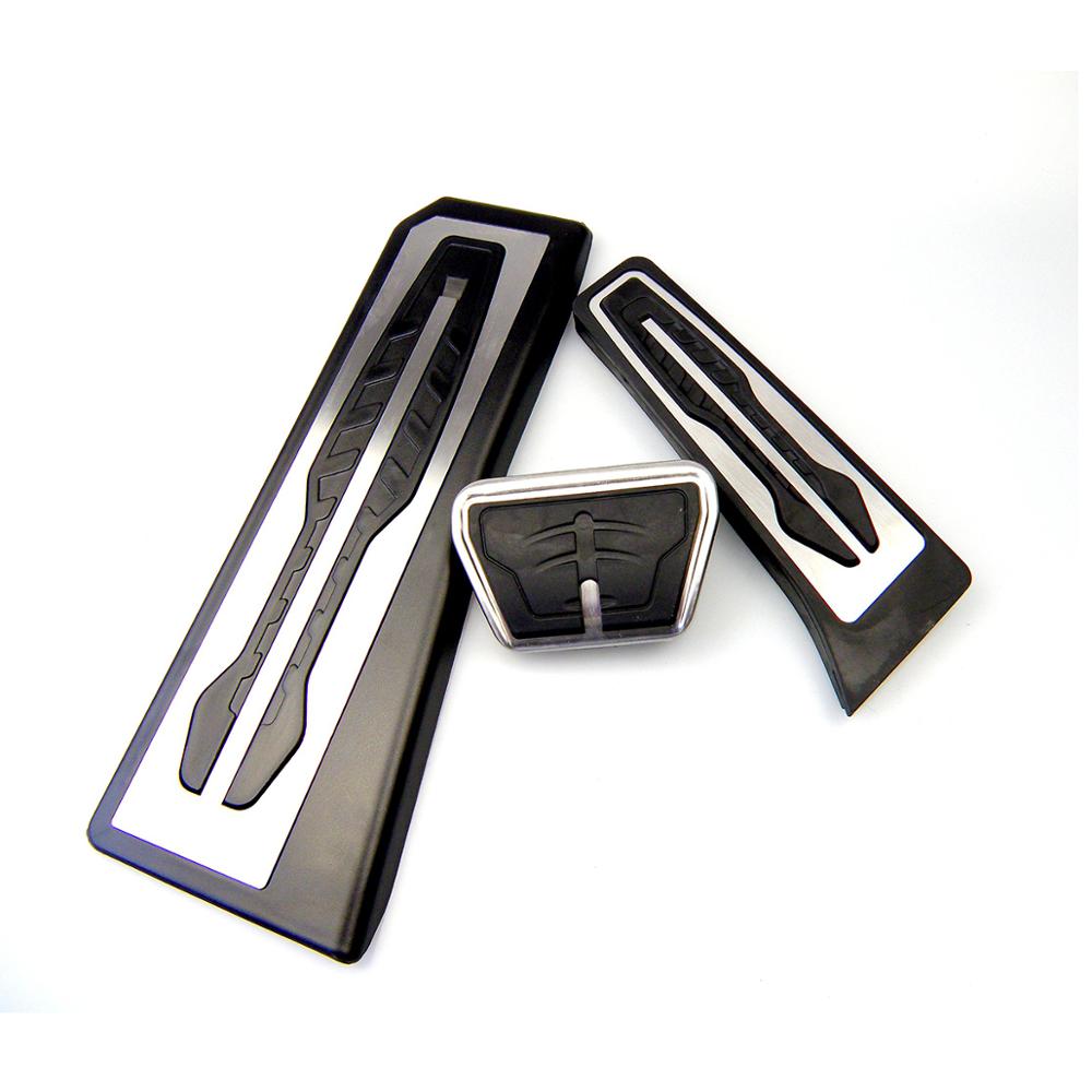Kipalm No Drill Gas Brake Footrest Pedal Plate Pad For BMW 5 6 7 X3 X4 Z4 Series F07 F10 F25 F26 F11 Gas Accelerator Break Pedal
