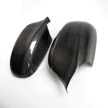 Load image into Gallery viewer, 1 Pair Real Carbon Fiber Rearview Side Mirror Cover Caps For BMW 3 Series E90 E91 2010-2012 Carbon Fiber Mirror Cover