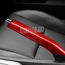 Load image into Gallery viewer, 1 Set Carbon Fiber Handbrake Handle Cover Protector for Chevrolet Camaro 2010 2011 2012 2013 2014 2015