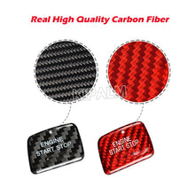 Load image into Gallery viewer, 1 piece Camaro Carbon Fiber Car Ignition Device Button Engine Start Stop Switch Sticker for camaro 2016-2019