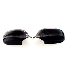 Load image into Gallery viewer, 1 Pair Real Carbon Fiber Rearview Side Mirror Cover Caps For BMW 3 Series E90 E91 2010-2012 Carbon Fiber Mirror Cover