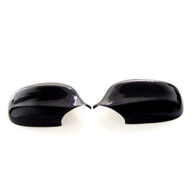 1 Pair Real Carbon Fiber Rearview Side Mirror Cover Caps For BMW 3 Series E90 E91 2010-2012 Carbon Fiber Mirror Cover