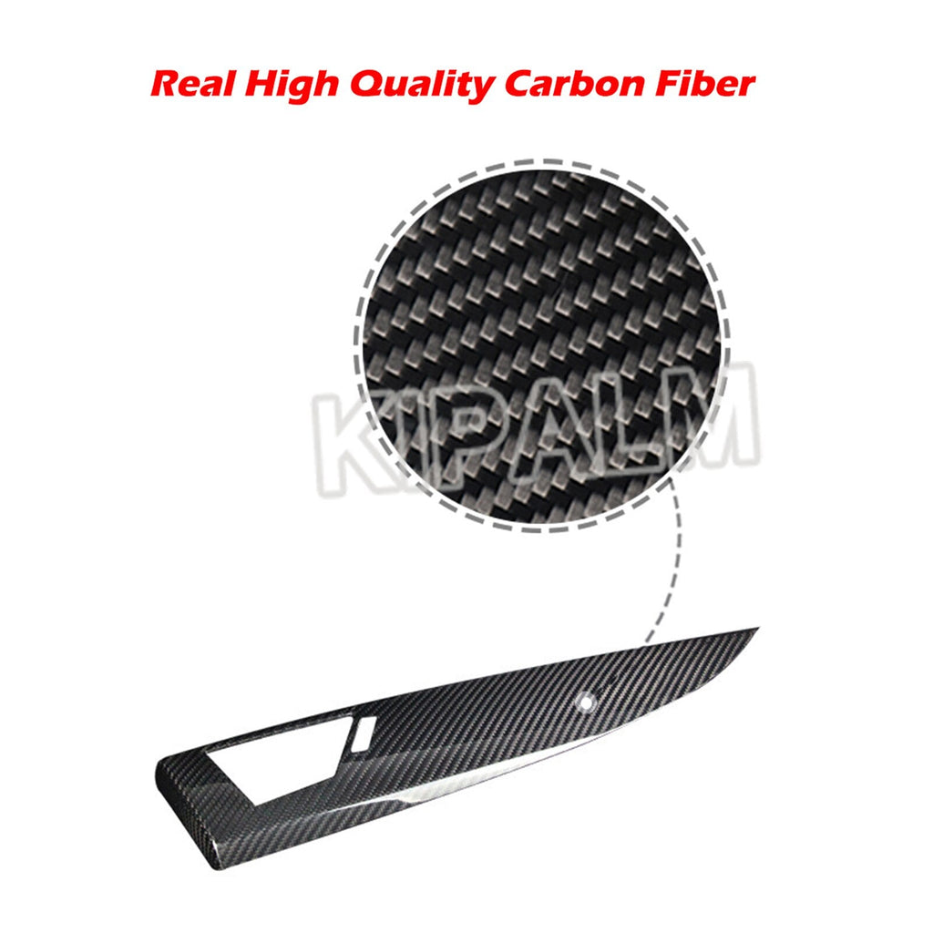 1 Piece Carbon Fiber Co-pilot Dashboard Air Outlet Frame Air Front Vent Trim Cover Stickers for BMW F20 F21 F22