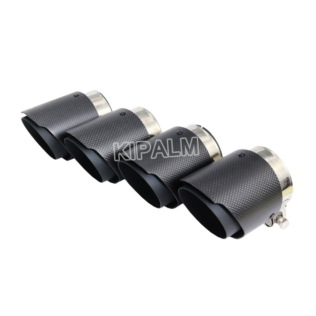 4pcs M Performance Carbon Fiber Exhaust Muffler Tips for BMW M3 M4 F80 F82 F83