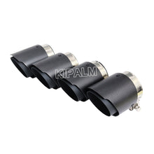 Load image into Gallery viewer, 4pcs M Performance Carbon Fiber Exhaust Muffler Tips for BMW M3 M4 F80 F82 F83