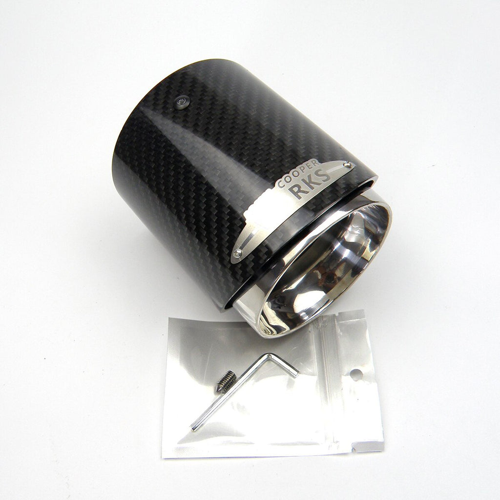 Carbon Fiber Exhaust Tip Muffler Tips Fit for Mini Cooper R55 R56 R57 R58 R59 R60 R61 F54 F55 F56 F57 F60 Mini Tail Pipe Tip