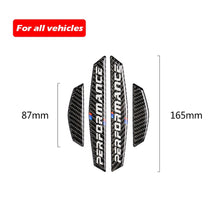 Load image into Gallery viewer, 4PCS Universal Real Carbon Fiber Auto door bumper Car Door Edge Guard Strip Protector Anti-collision For Audi BMW Volkswagen