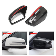 Load image into Gallery viewer, Carbon Fiber Mirror Cover for Mercedes-Benz A B C E S CLA CLS GLA Class Carbon Fiber Rearview Caps W204 W176 W117 W218 W212 W207