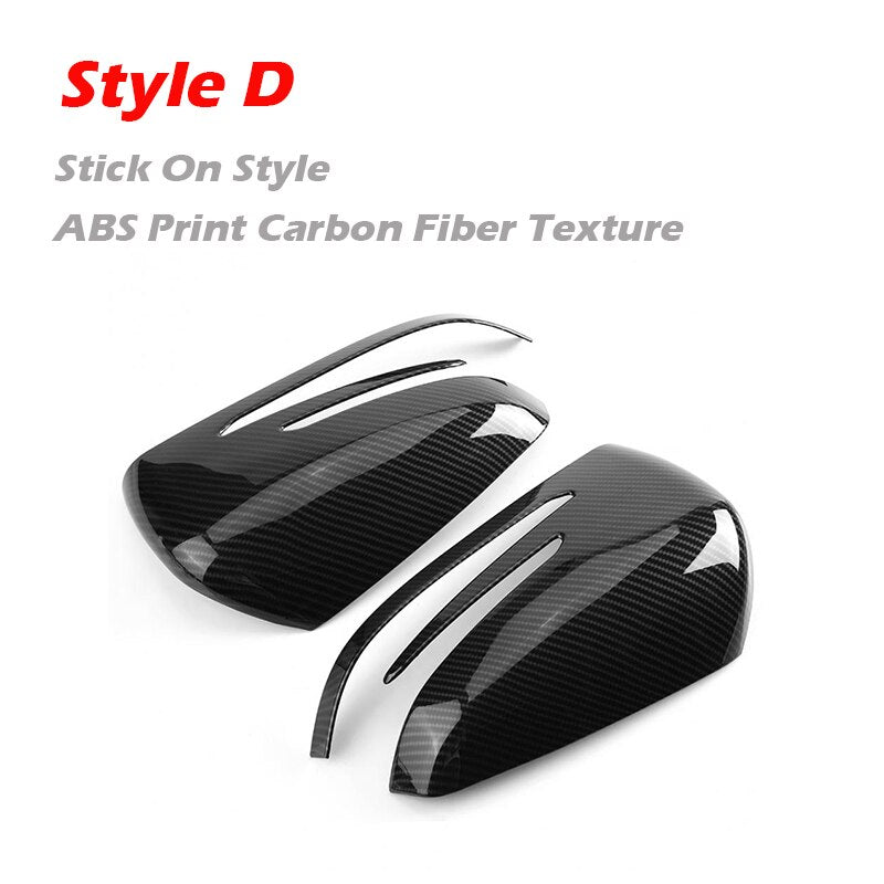Carbon Fiber Mirror Cover for Mercedes-Benz A B C E S CLA CLS GLA Class Carbon Fiber Rearview Caps W204 W176 W117 W218 W212 W207