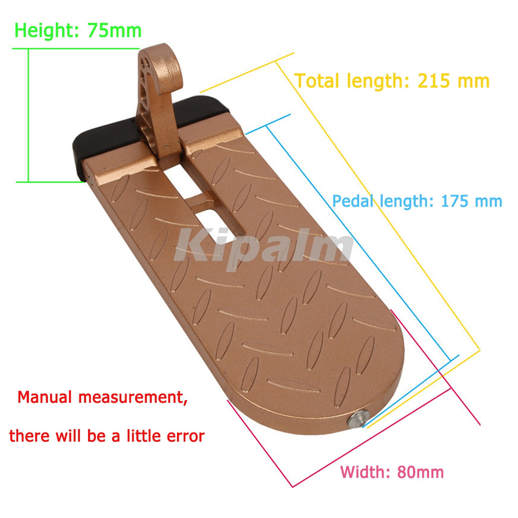 Universal Extended Style Aluminum Alloy Safety Hammer Auxiliary Foot Pedal