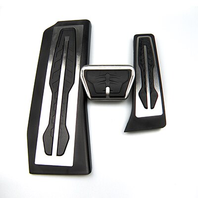 Kipalm No Drill Gas Brake Footrest Pedal Plate Pad For BMW New 5 Series G30 G31 Gas Accelerator Break Pedals