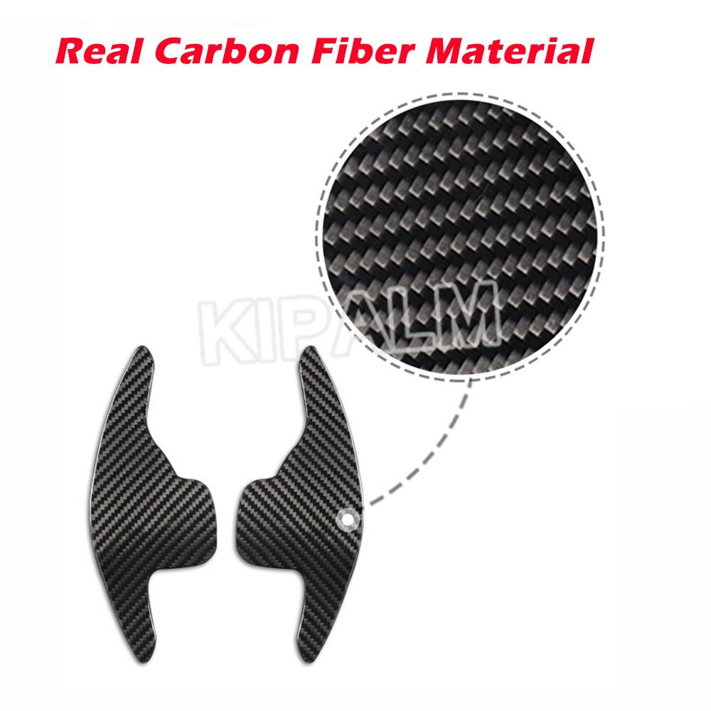 Kipalm Carbon Fiber Steering Wheel Gear Shift Paddle Cover for BMW F01 F07 F12 F13 F26 F30 F36 F45 F46 F48 Z4