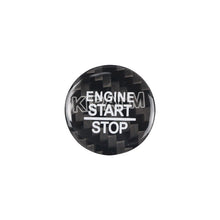 Load image into Gallery viewer, 1 piece Carbon Fiber Car Engine Start Stop Button Sticker Cover Trim For Dodge Challenger SRT Accessories 2015-2020