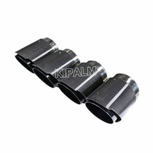 Load image into Gallery viewer, 4pcs M Performance Carbon Fiber Exhaust Muffler Tips for BMW M3 M4 F80 F82 F83