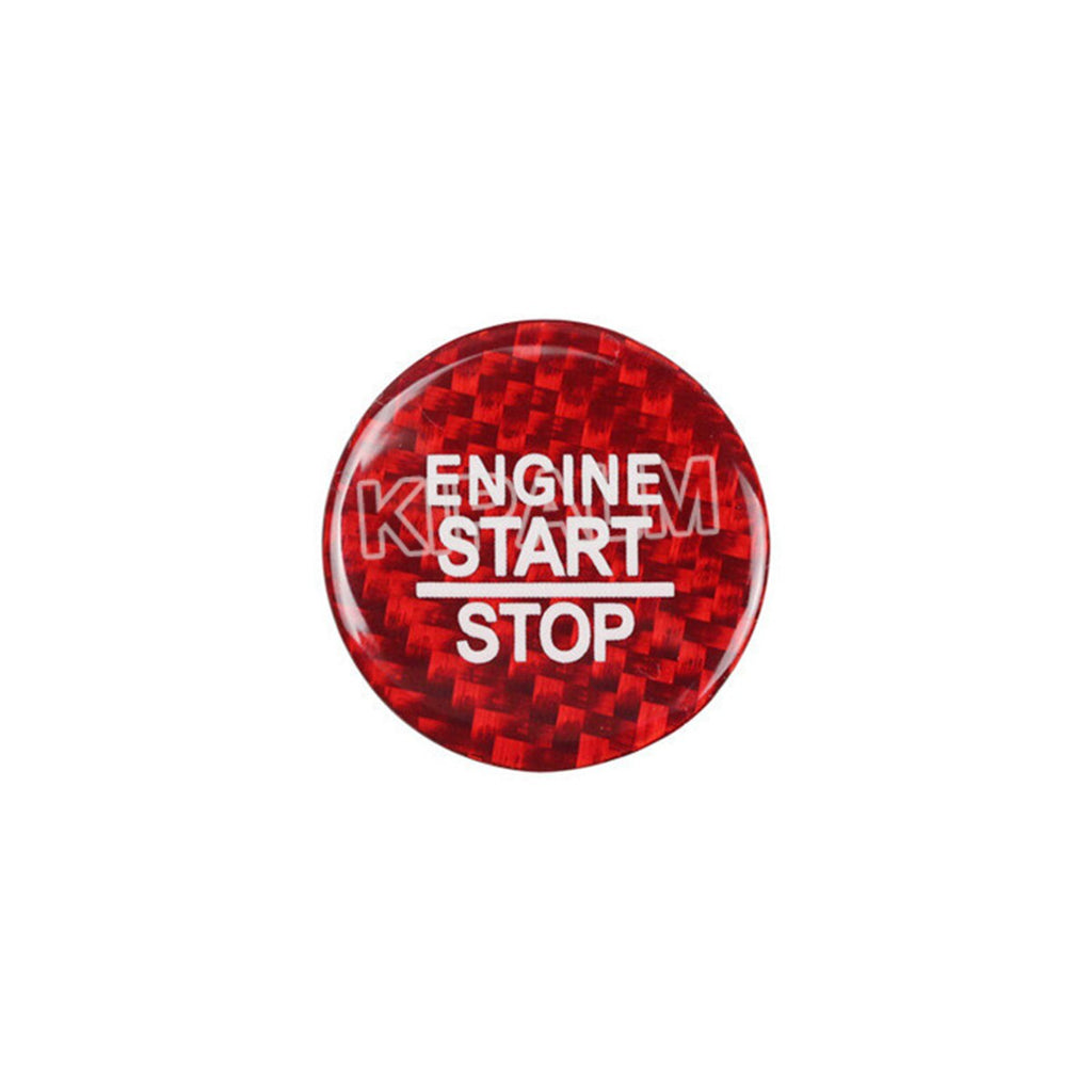 1 piece Carbon Fiber Car Engine Start Stop Button Sticker Cover Trim For Dodge Challenger SRT Accessories 2015-2020