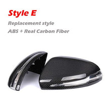 Load image into Gallery viewer, Carbon Fiber Mirror Cover for Mercedes W205 W222 W213 W238 X205 GLC GLS C S GLC Replacement and Stick Style