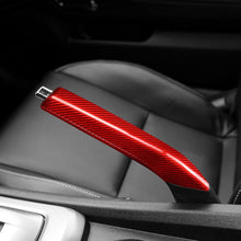 Load image into Gallery viewer, 1 Set Carbon Fiber Handbrake Handle Cover Protector for Chevrolet Camaro 2010 2011 2012 2013 2014 2015