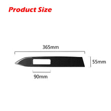 Load image into Gallery viewer, Kipalm Carbon Fiber Car Dashboard Decoration Strip Sticker Passenger Seat Side for Ford Mustang 2015-2019 Accessories