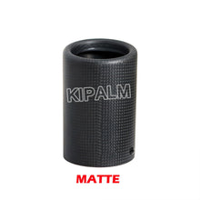 Load image into Gallery viewer, Car Universal Adjustable Carbon Fiber Cover Muffler Pipe Tip Carbon Fiber Case Exhaust Tip Housing with Circlip 57-63mm Ak Logo