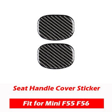 Load image into Gallery viewer, Kipalm Real Carbon Fiber Car Sticker Interior Trim Stickers for Mini Cooper F54 F55 F56 JCW Countryman F60