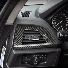 Load image into Gallery viewer, 1 piece Carbon Fiber Dashboard Air Outlet Frame Air Front Vent Trim Cover Stickers for BMW F20 F21 F22