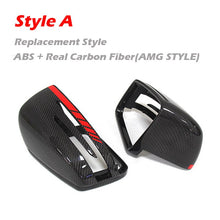 Load image into Gallery viewer, Carbon Fiber Mirror Cover for Mercedes-Benz A B C E S CLA CLS GLA Class Carbon Fiber Rearview Caps W204 W176 W117 W218 W212 W207