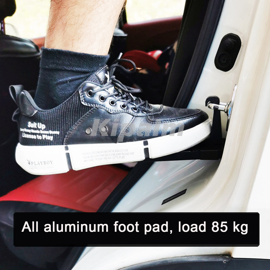 Car Door Step Foldable with Safety Hammer Aluminium Alloy Bote Pedales for Universal Car