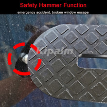 Load image into Gallery viewer, Car Door Step Foldable with Safety Hammer Aluminium Alloy Bote Pedales for Universal Car