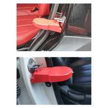 Load image into Gallery viewer, Universal Car Door Step Foldable with Safety Hammer Alloy Plastic Vehicle Roof Rack Step