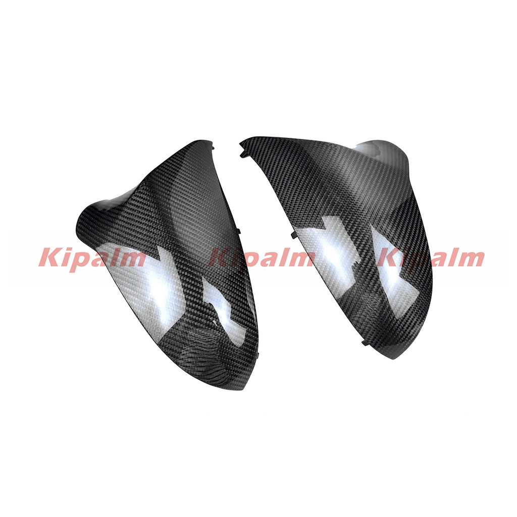 Real Dry Carbon Fiber Exterior Replacement M-Look Glossy Mirror Cover for BMW F80 M3 F82 F83 M4