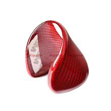 Load image into Gallery viewer, 1pcs Stick-on Real Carbon Fiber Gear Shift Knob Cover For LEXUS ES NX IS 2013-2020