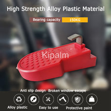 Load image into Gallery viewer, Universal Car Door Step Foldable with Safety Hammer Alloy Plastic Vehicle Roof Rack Step