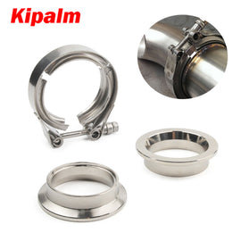 304 Stainless Steel Standard Latch and Quick Release V Band Flange Kit Exhaust Pipe Clamp