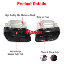 Load image into Gallery viewer, Auto Square Exhaust Muffler Stainless Steel Exhause Pipe for Mercedes Benz S Class W176 W177 W221