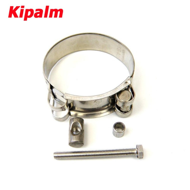 Kipalm Universal 304 Stainless Steel Clamp Exhaust Clip For Slip-on Type Car Motorcycle Muffler Sile