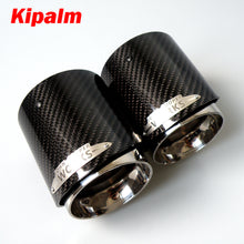 Load image into Gallery viewer, 1pcs Car Carbon Fiber Exhaust Tip Muffler Tips Fit for Mini Cooper R55 R56 R57 R58 R59 R60 R61 F54 F55 F56 F57 F60