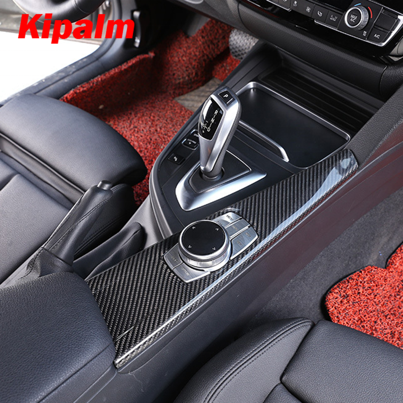 Hard Carbon Fiber Multimedia Control Panel Cover for BMW F30 F34 F35 F32 F33 F36 2013-2019 LHD