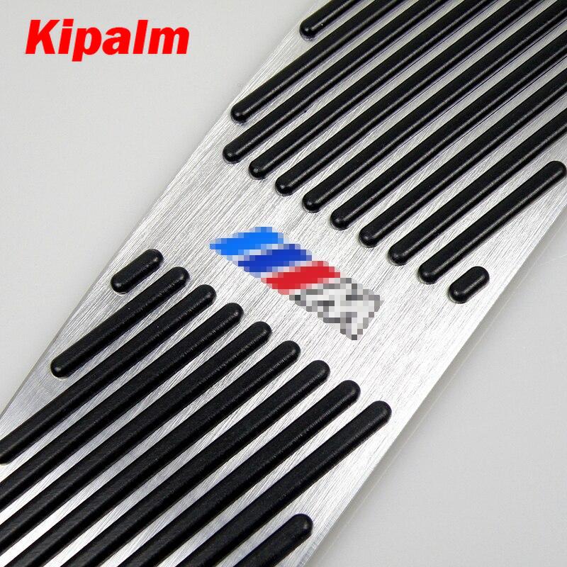 bmw m pedale No Drill foot rest pedals For BMW 3 Series With M logo fit For left hand drive New