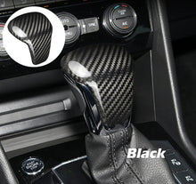 Load image into Gallery viewer, Dry Carbon Fiber Gear Shift Knob Cover Head Lever Panel for Volkswagen VW Tiguan Atlas Phideon Teramont